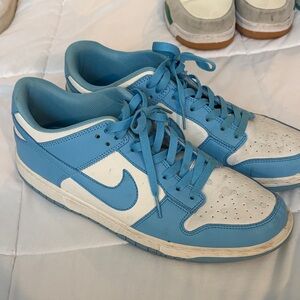 Men's Sky Blue and White Sneakers